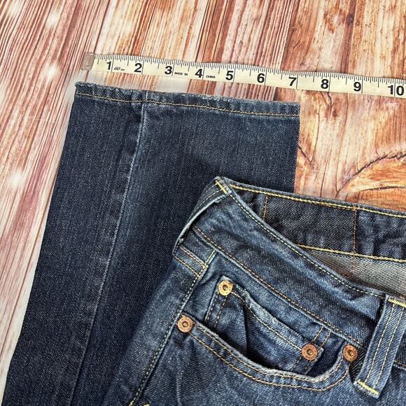 Lucky Brand LOLA STRAIGHT Size 8/29 Long Blue Low Rise Jeans Denim Pants 29x34 - Picture 7 of 11